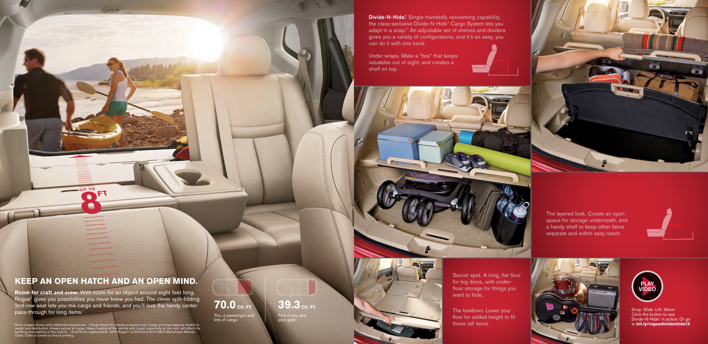 2015 Nissan Rogue Brochure Page 16